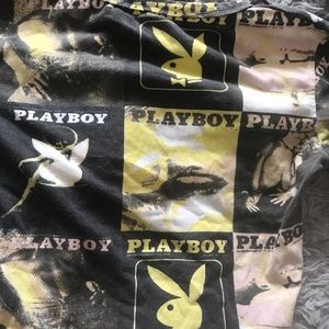 Missguided playboy crop top